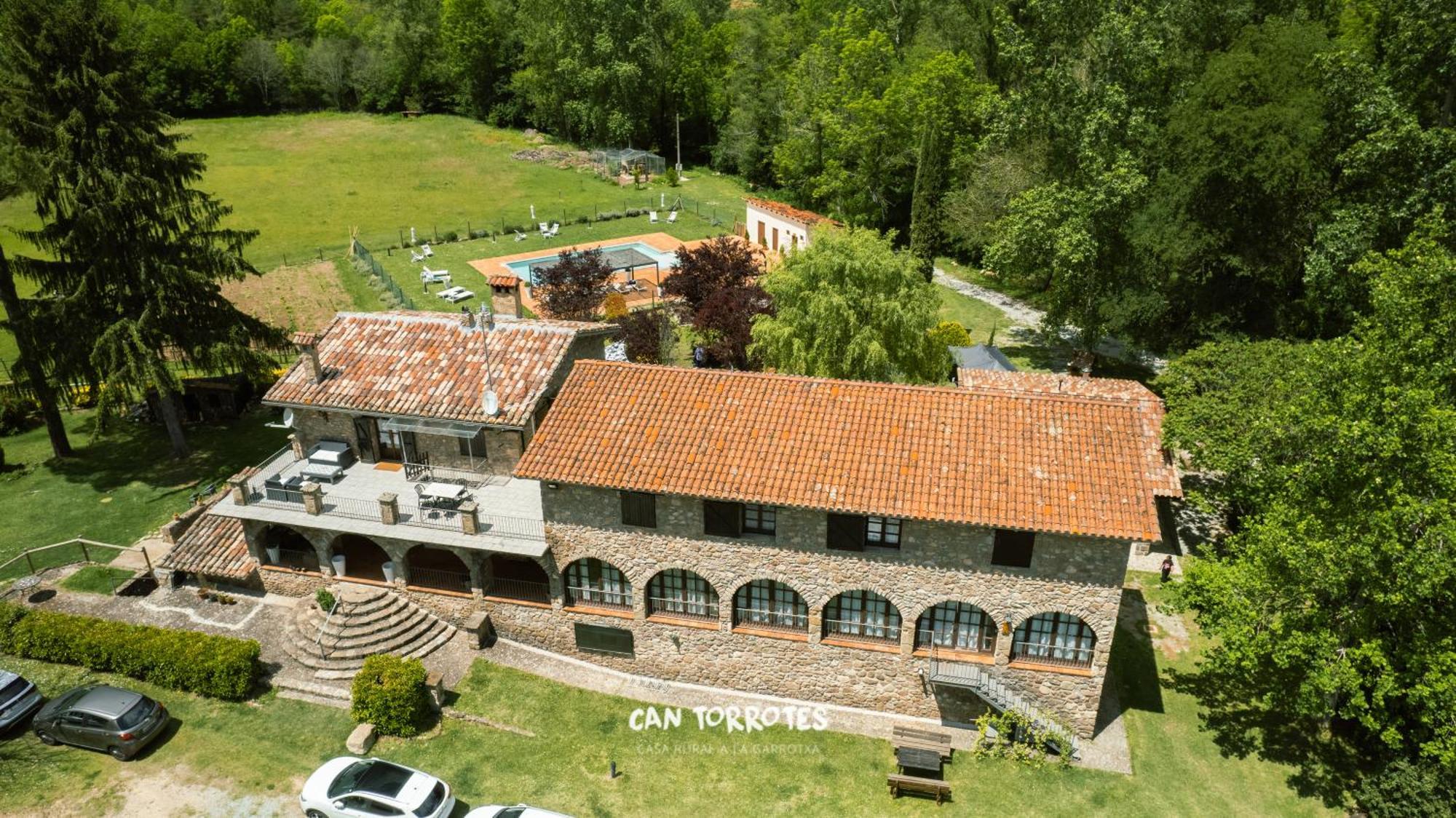Can Torrotes La Vall de Bianya Eksteriør bilde